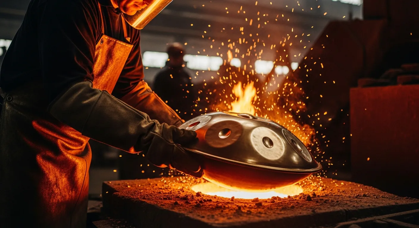 Handpan Miłość i Spokój - professional heat treatment in dedicated furnaces