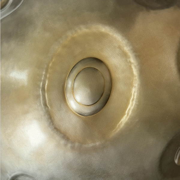 Handpan D Kurd 12 z Ember Steel 432 Hz - obrazek 5