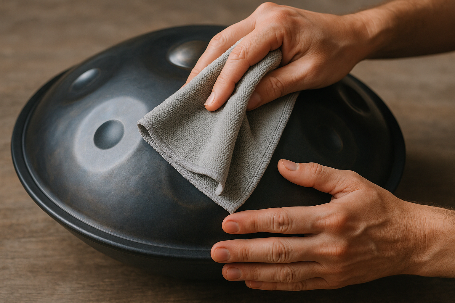 dbanie o handpan