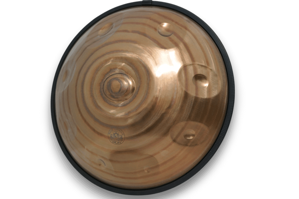Handpan Aegean 9 - Przednia muszla - Stal nierdzewna Premium - Miłość i Spokój