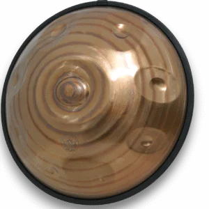 Handpan Aegean 9-Front shell-Premium stainless steel-love and peace of mind