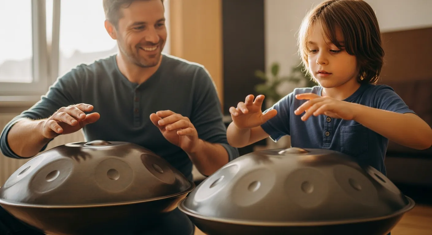 Comment jouer du handpan à deux mains ? Gammes et accordage en pratique