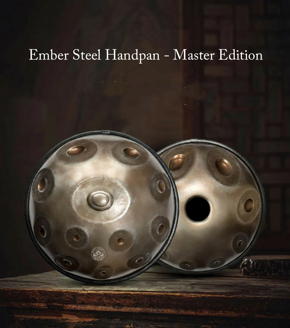 Handpan sur mesure en acier Ember - miloscispokoj.pl