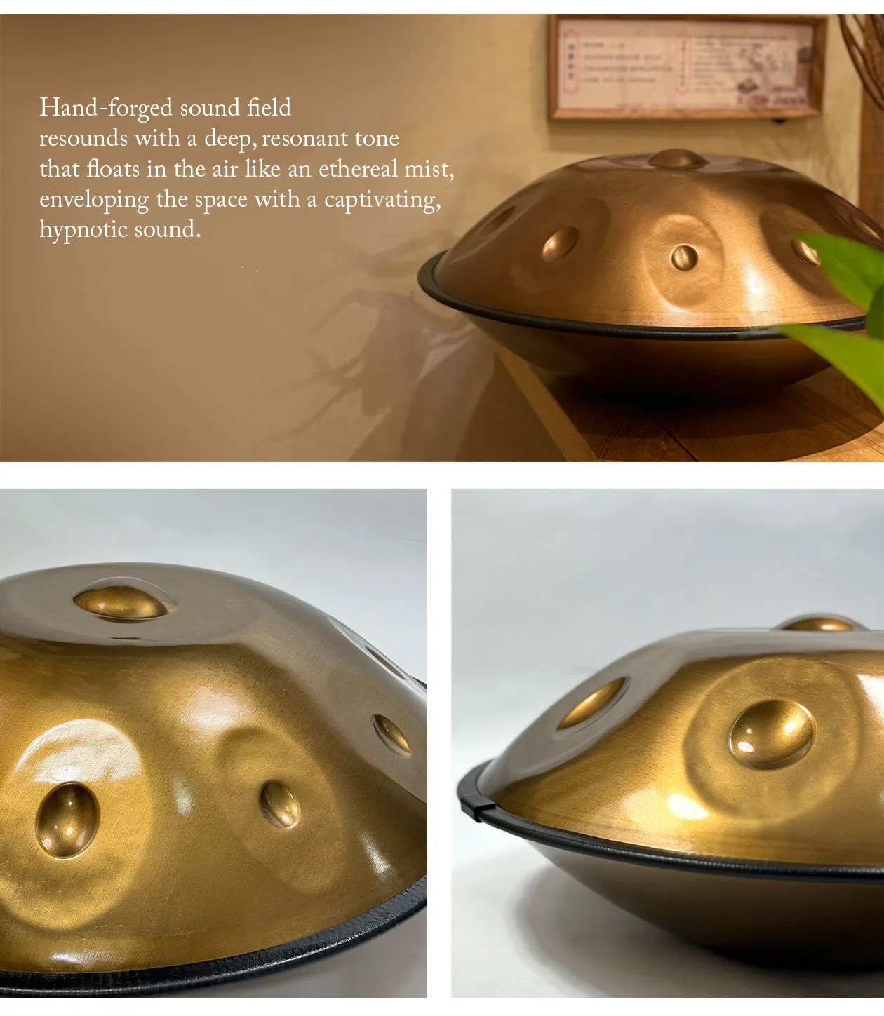 Handpan miloscispokoj.de professionelle Serie