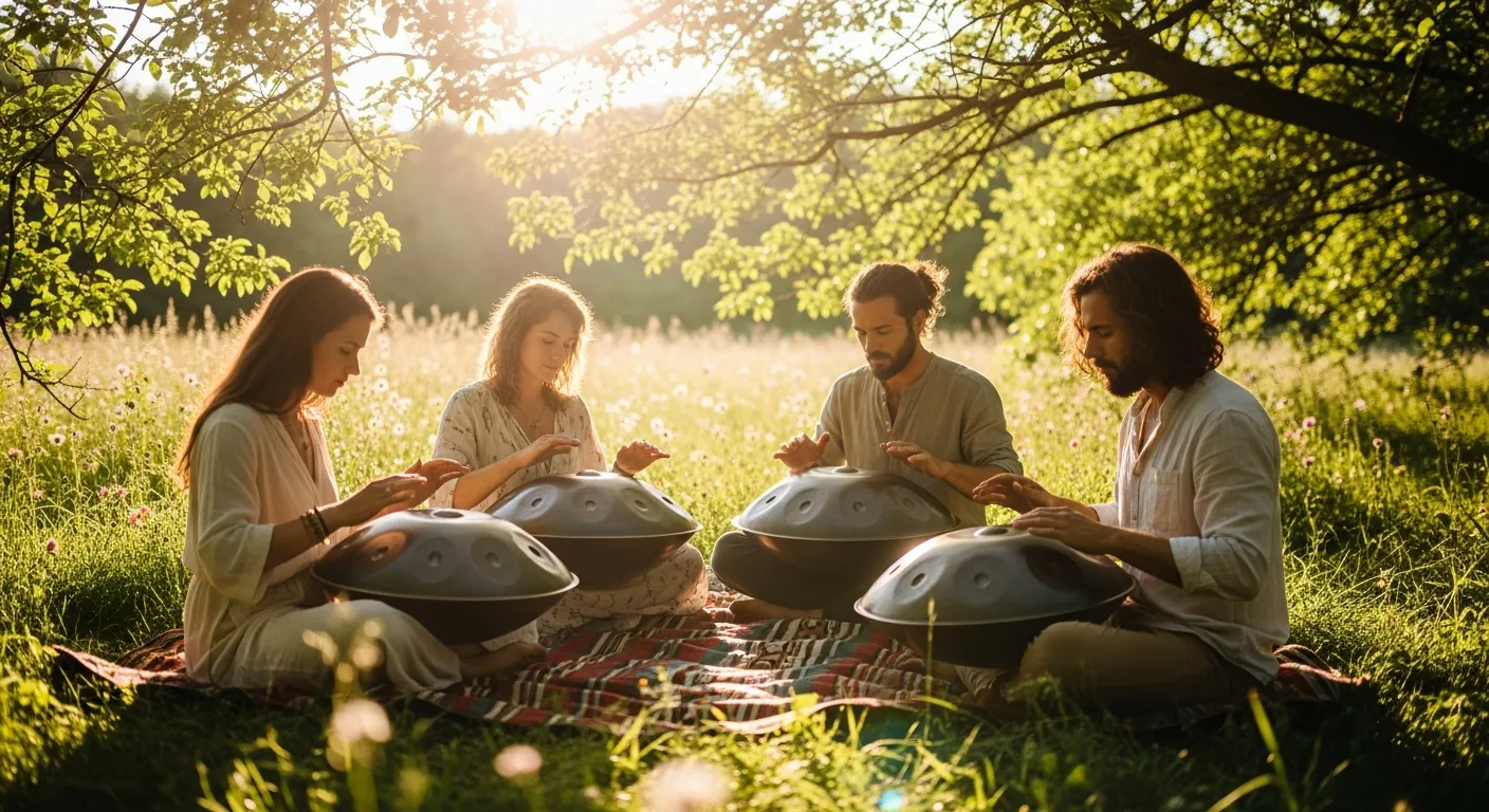 Gammes de handpans : Kurde, Amara, Pygmée, autres - handpans Miłość i Spokój