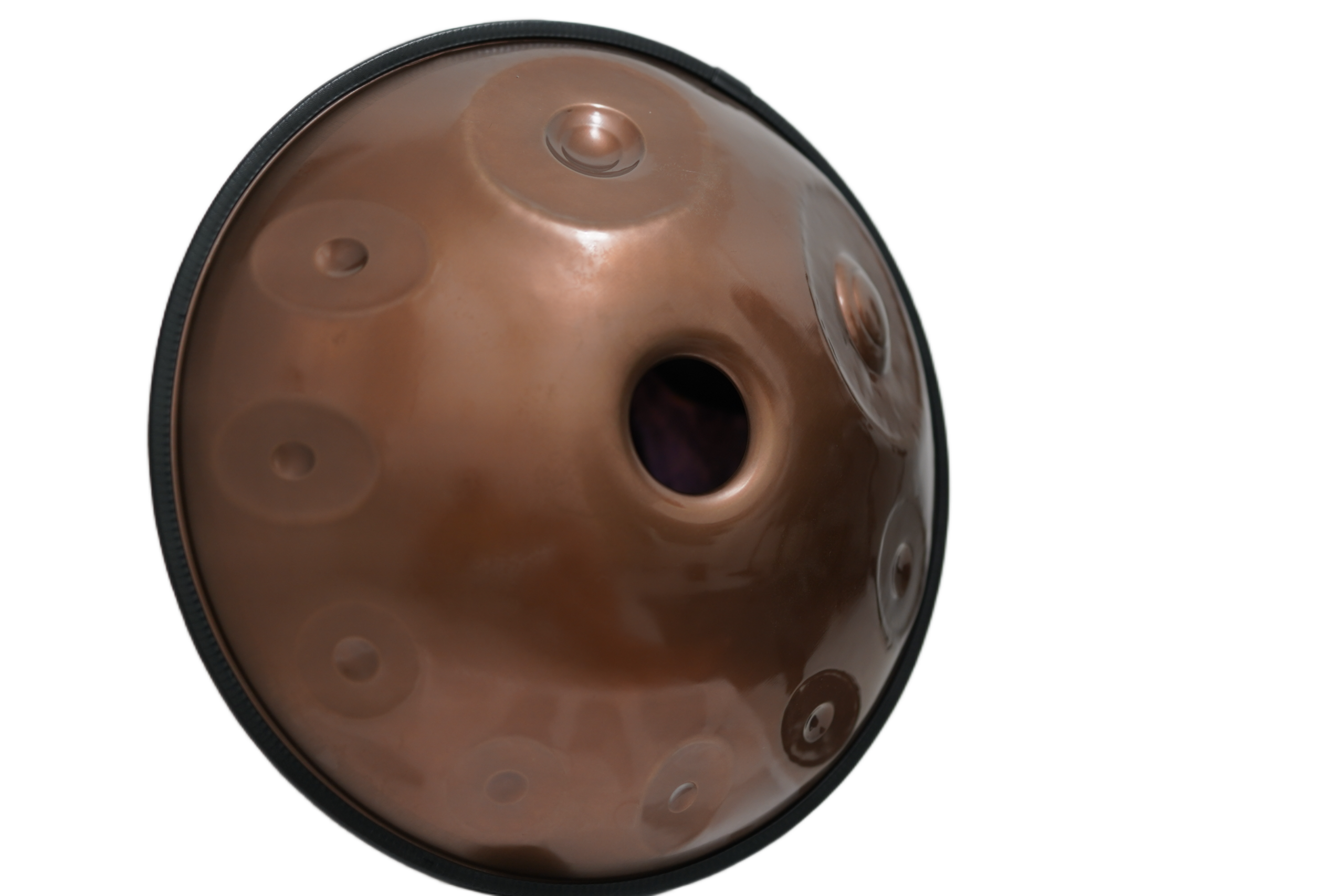 Handpan mutant low Pitch Hijaz G2 18, stal nierdzewna Premium marki Miłość i Spokój - dolna muszla