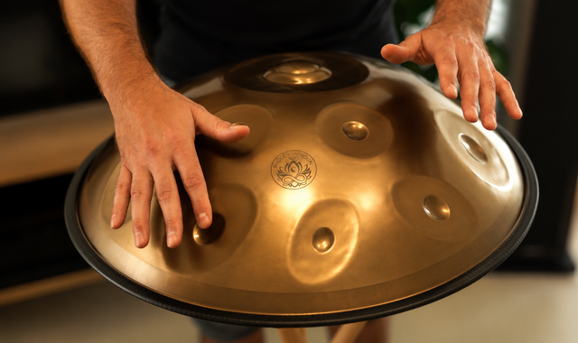 Handpan F#3 low Pygmy 15 – Miłość i Spokój